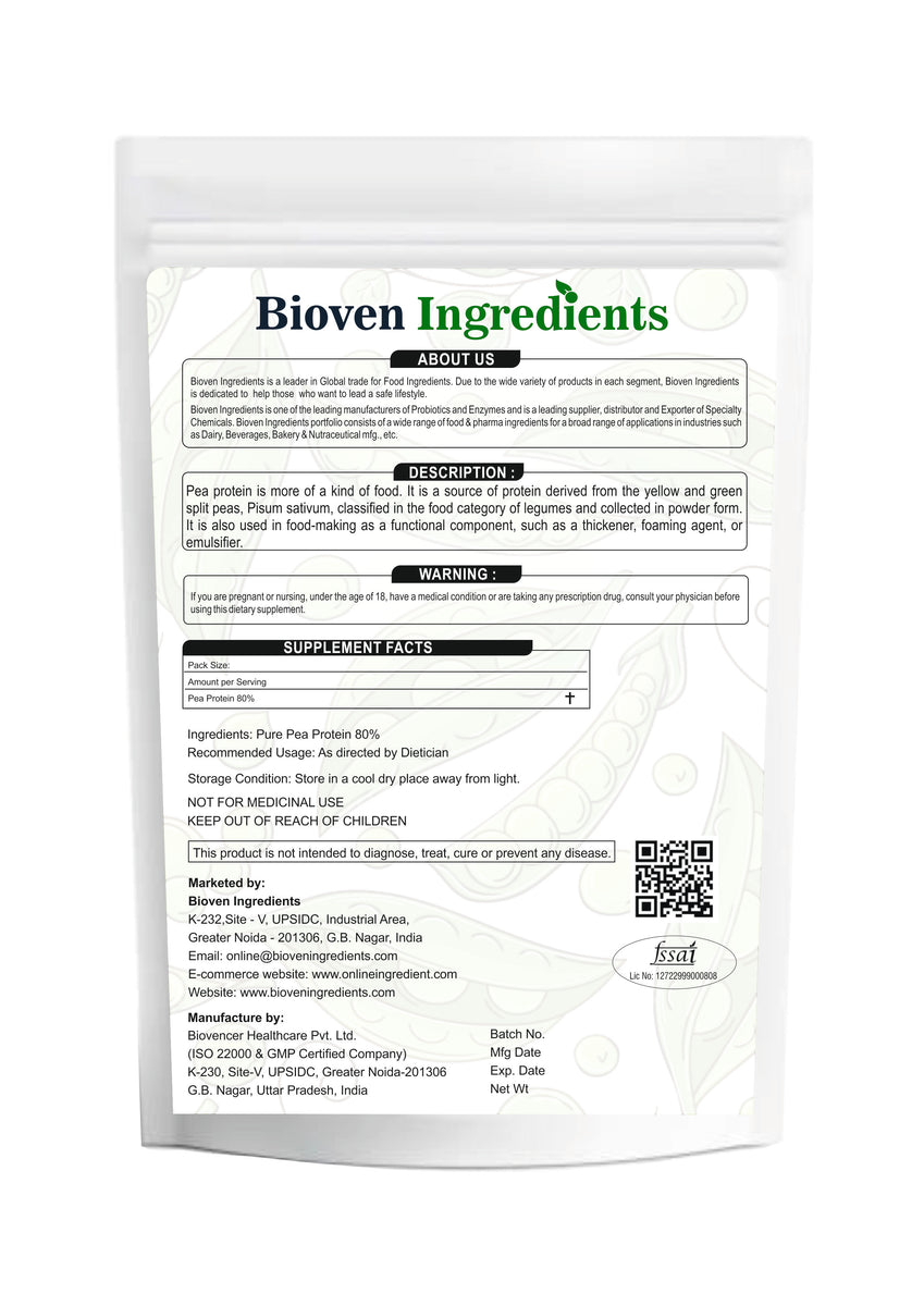 Buy Pure Pea Protein online at flat 15 OFF Bioven Ingredients