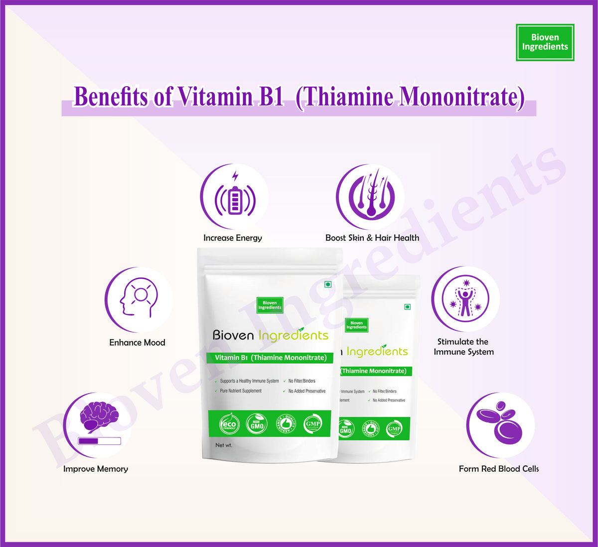 Buy Pure Vitamin B1 (Thiamine Mononitrate) online at flat 18 OFF