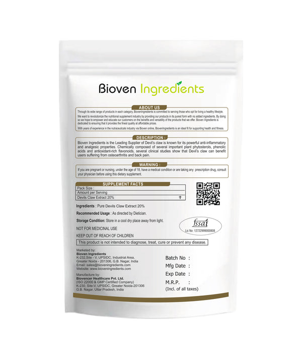 BiovenIngredient-DevilsClawExtract