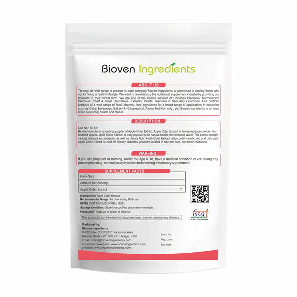 Apple Cider Extract- Bioven Ingredients