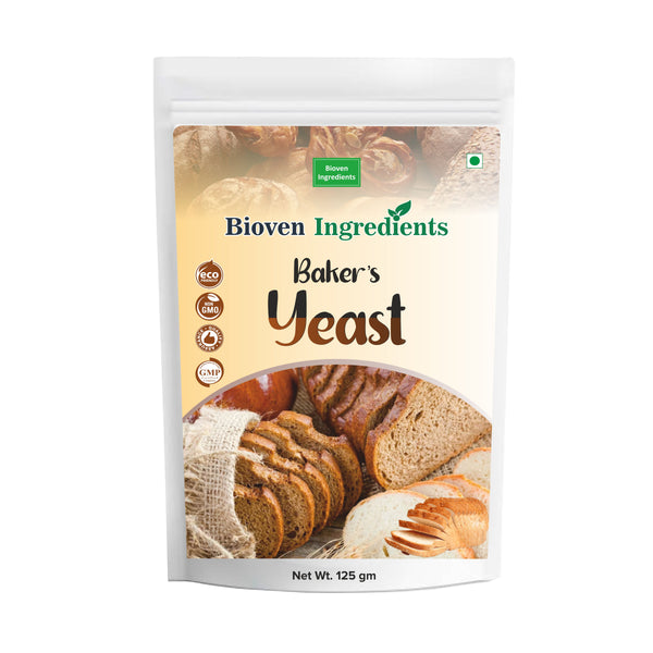 Bioven Ingredients Baker's Yeast (Saccharomyces cerevisiae)-125GM