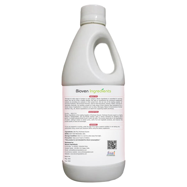 Bioven Ingredients (Bio-Pec)- Fungal Pectinase Enzyme Liquid-500ML