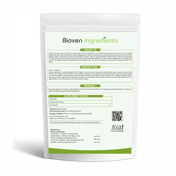 Mint Powder- Bioven Ingredient 