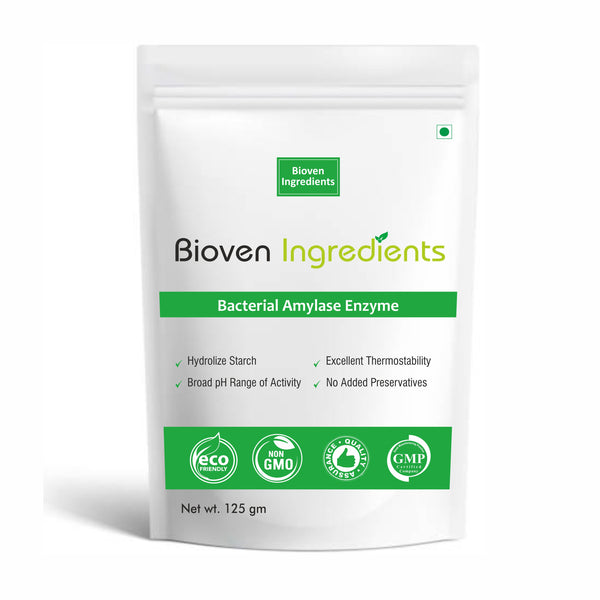 Bioven Ingredients Bacterial Amylase Enzyme Powder-125GM