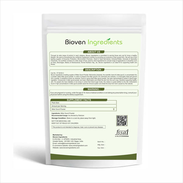 Bioven Ingredients -Bitter Gourd Powder