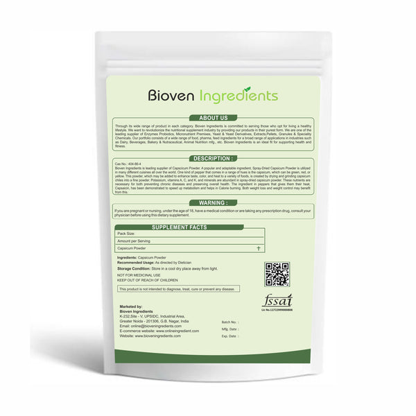 Capsicum Powder-Bioven Ingredients