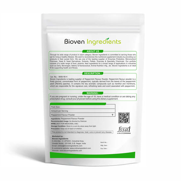 Bioven Ingredients-Peppermint Flavour