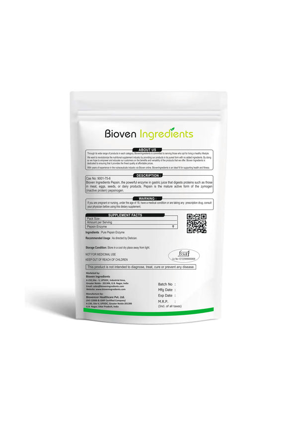 Buy Bioven Ingrediets Pepsin Enzyme Powder
