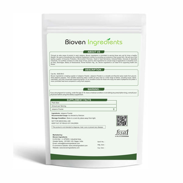 Jalapeno Powder- Bioven Ingredients