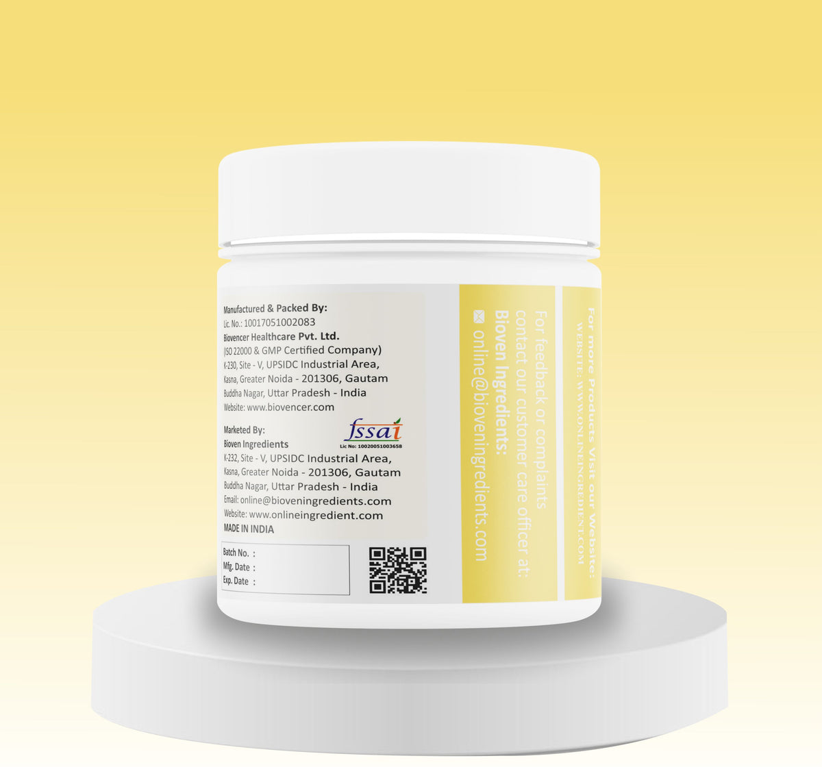 Buy Bioven Ingredients Gelatin Powder Online | Online Ingredients