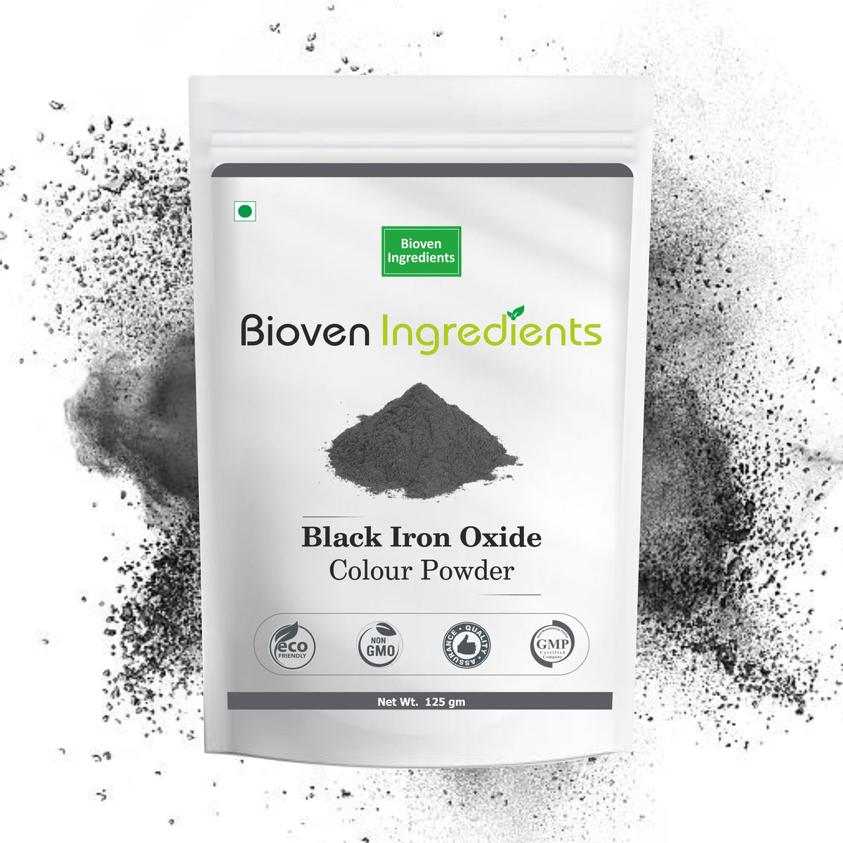 Buy Bioven Ingredients Black Iron Oxide Colour Powder-125GM Online ...