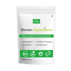 Bioven Ingredients Calcium-3-Methyl-2-OX Valerate Powder- 125GM