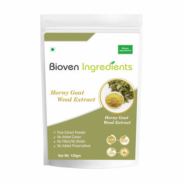 Bioven Ingredients Horny Goat Weed Extract Powder-125GM