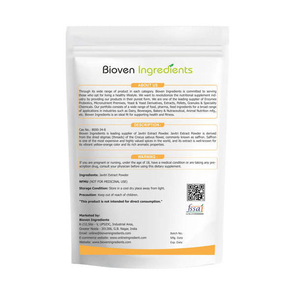 Bioven Ingredients Javitri Extract Powder