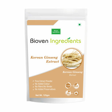 Bioven Ingredients Korean Ginseng Extract Powder-125GM