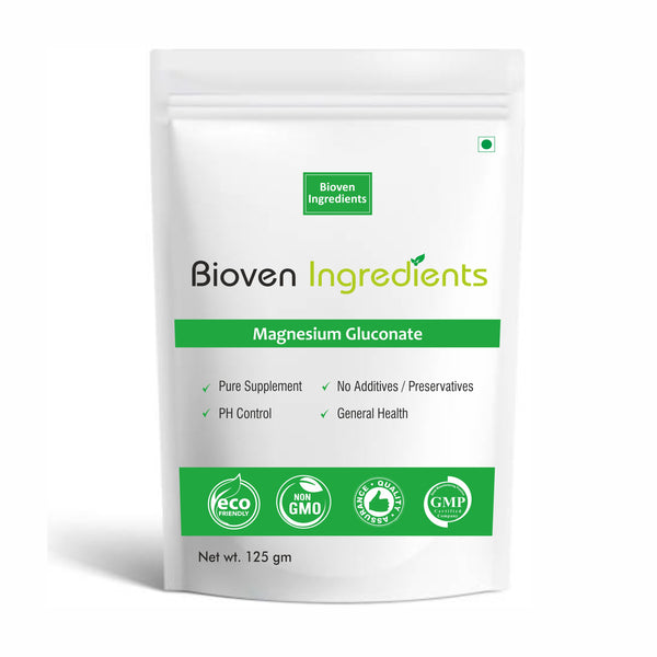 Bioven Ingredients Magnesium Gluconate- 125GM