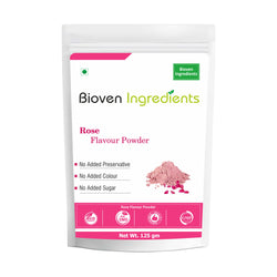 Bioven Ingredients Rose Flavour Powder-125GM