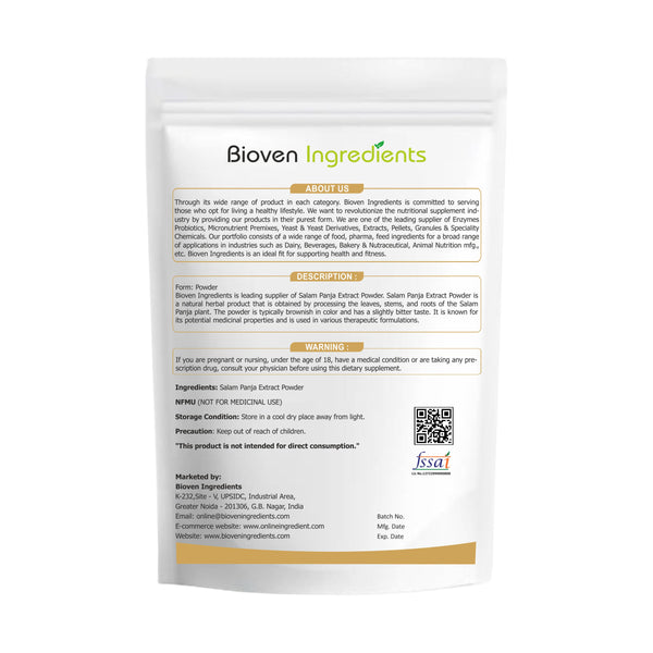 Bioven Ingredients Salam Panja Extract Powder-125GM