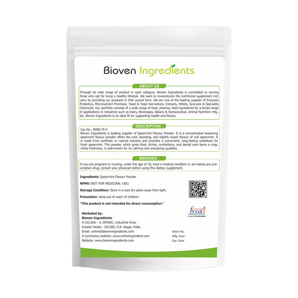 Spearmint Flavour Powder-Bioven Ingredients