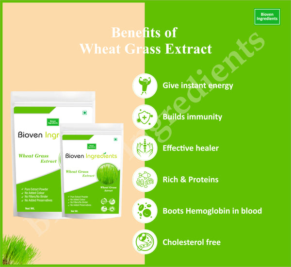 Bioven Ingredients Wheat Grass Extract