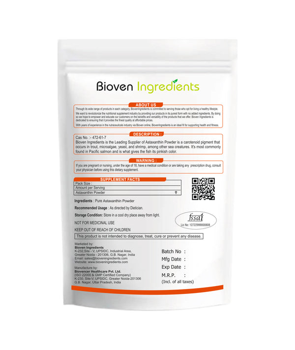 BiovenIngredient-AstaxanthinExtract