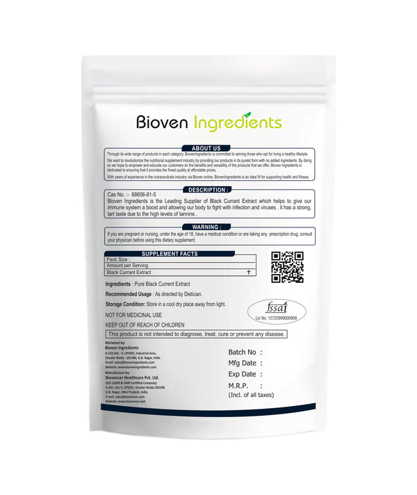 Bioven Ingredients-Black Current Extract