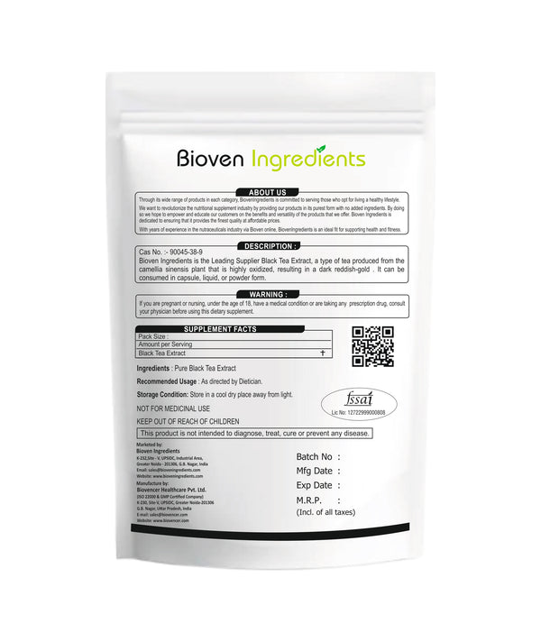 Bioven Ingredients Black Tea Extract