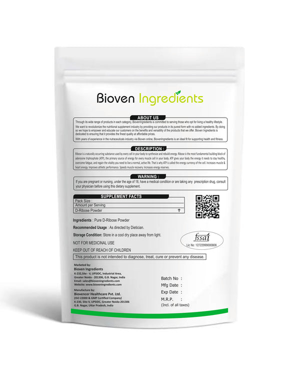 D-Ribose Powder-Bioven Ingredients
