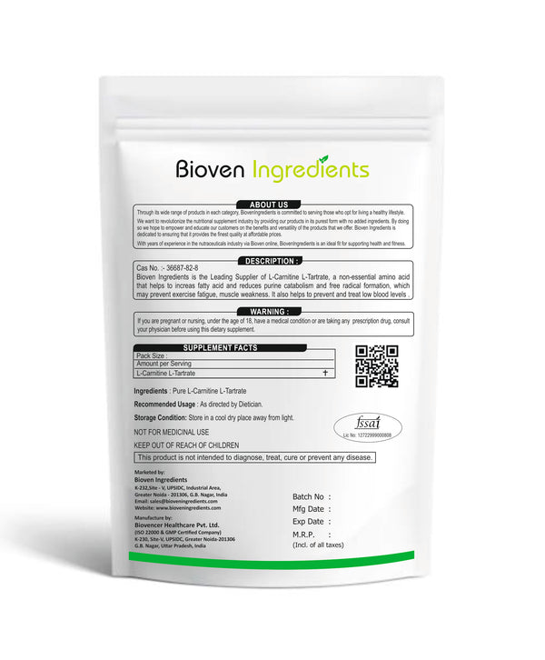 BiovenIngredients-L-CarnitineL-Tartrate