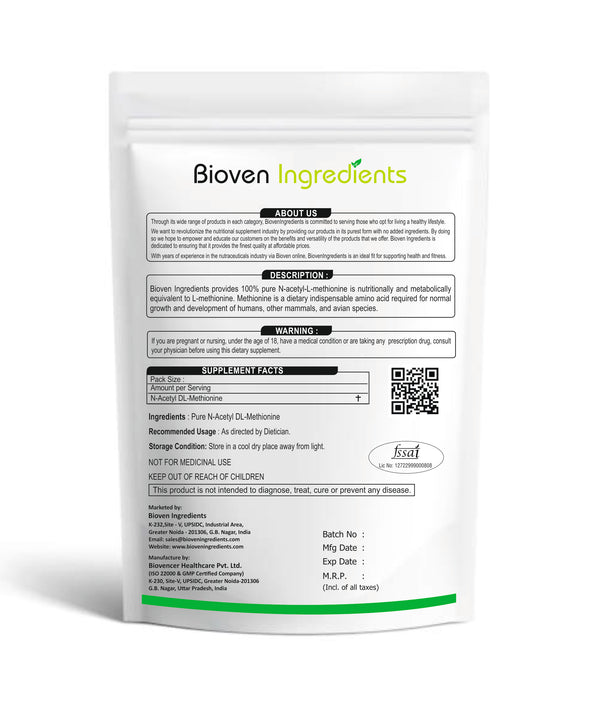 N Acetyl DL Methionine-Bioven Ingredients