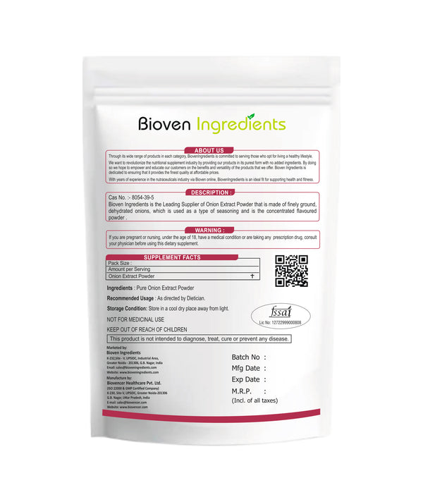 Bioven Ingredients-Onion Extract Powder