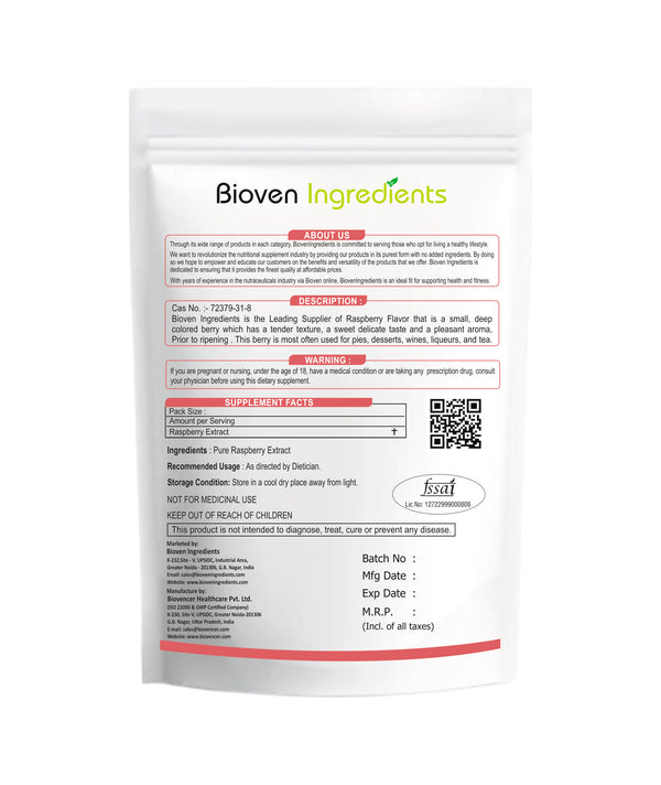 Bioven Ingredients-Raspberry Extract