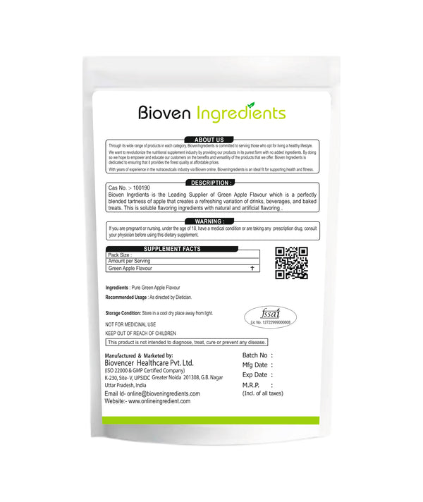 GreenApple Flavour-Bioven Ingredients_
