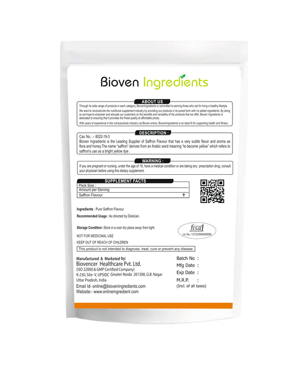 Saffron Flavour-Bioven Ingredients